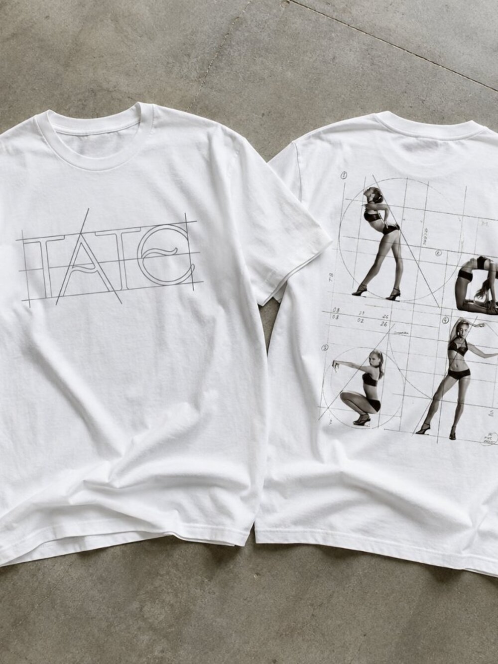 Tate McRae Lollapalooza Chicago 2026 Double Sided Pop Concert T-Shirt